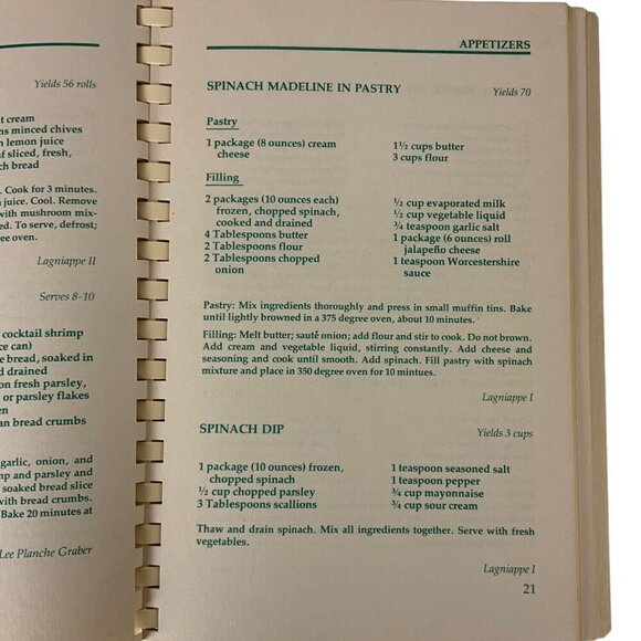 Beaumont Texas Junior League Lagniappe Cookbook First Edition 1982 Spiral Bound - Picture 6 of 15